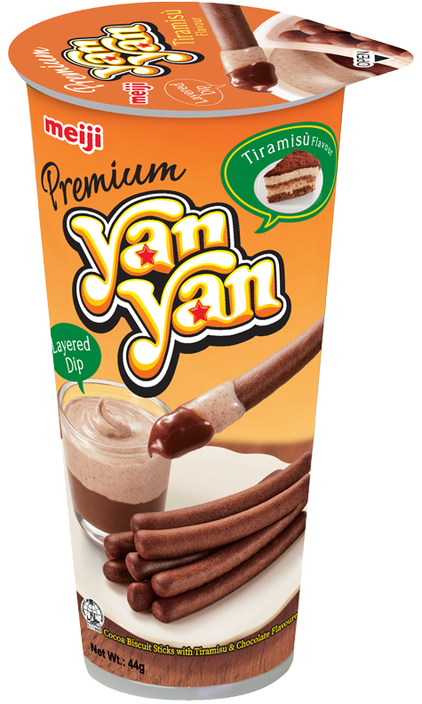 Meiji Yan Yan (double cream) Hazelnut and Vanilla Dips